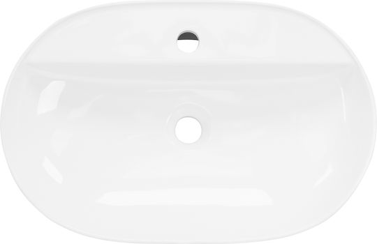 ML-Design Deasupra Blatului Chiuvetă Ceramică 60x40x12cm Alb