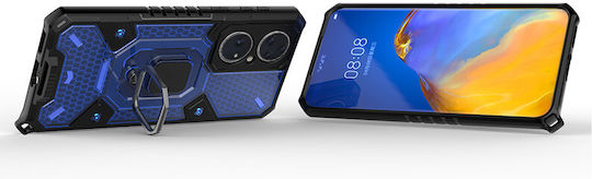 Techsuit Honeycomb Armor Back Cover Σιλικόνης Μπλε (Huawei P50 Pro)