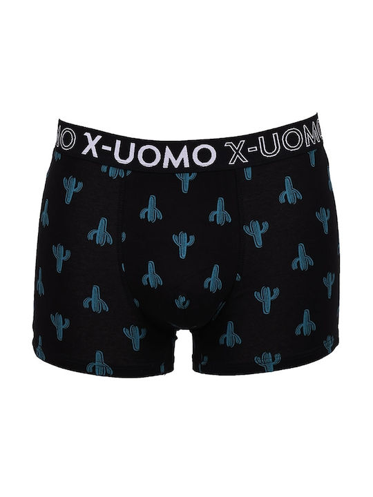 Uomo Men's Boxers Black 2Pack