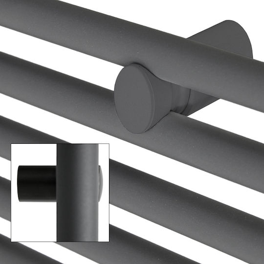ECD Germany Electric Towel Rail 1200W 120x50cm Gray