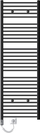 ECD Germany Straight Elektrische Handtuchheizkörper 1200W 80x60cm Graue