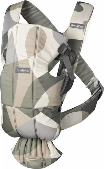 BabyBjorn Classic Carrier Mini 3D Mesh Print Khaki / Green with Maximum Weight 11kg