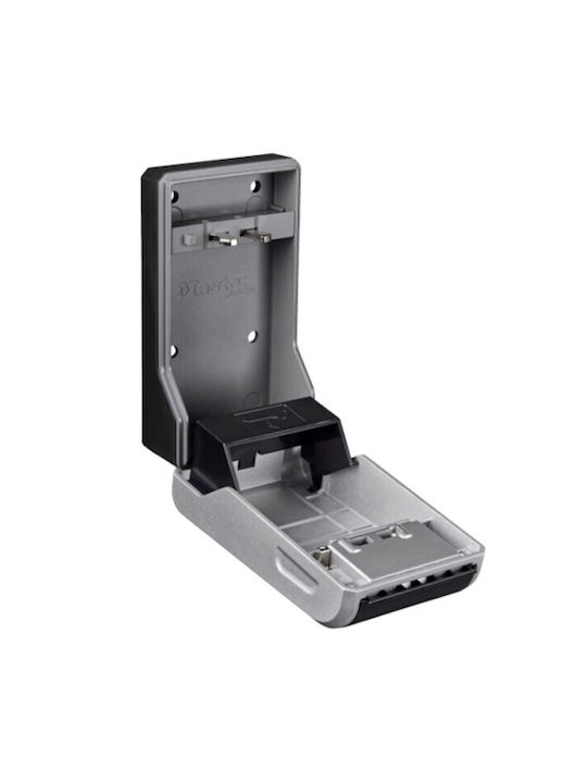 Master Lock Wall-mounted Combination Key Holder Metallic with Combination Dial 10 Hooks 19.6x7.6x5.6cm