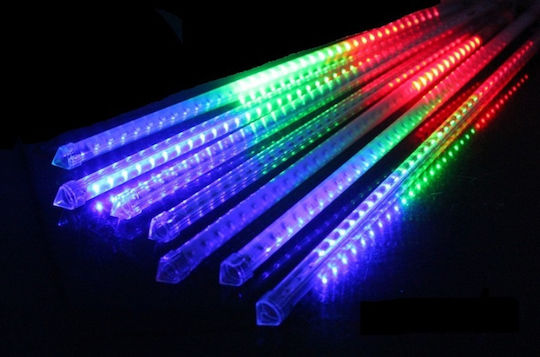8 Светлини LED 50бр Многоцветни тип Метеори 1бр 8 Светлини LED 50бр Многоцветни тип Метеори 1бр