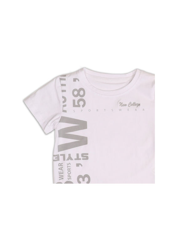 New College Kids T-shirt White