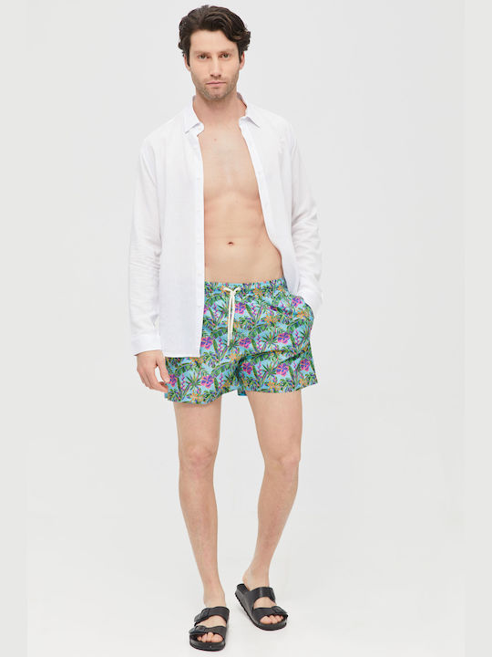 Aristoteli Bitsiani Herren Badebekleidung Shorts Mehrfarbig Blumen