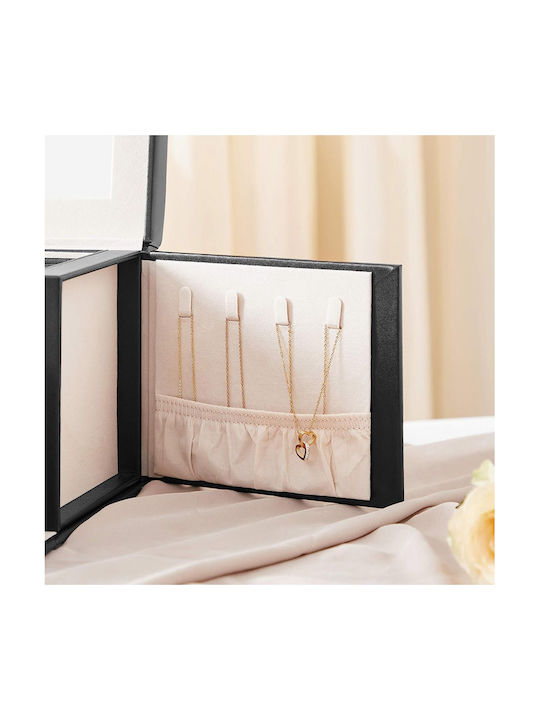 Songmics Jewelry Bust with Drawer & Mirror 17.5x22.5x16.5cm