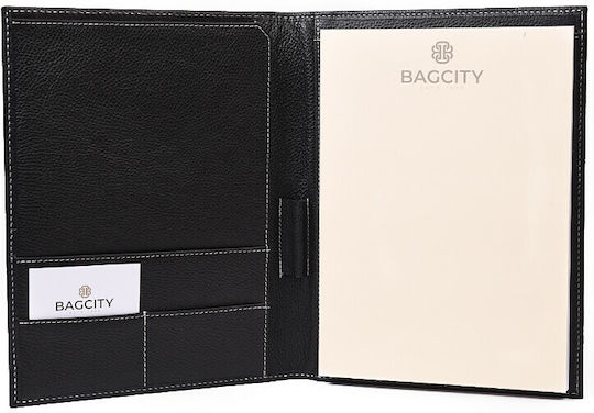 BagCity Clipboard Bifold Conference for Paper A4 Black 1pcs
