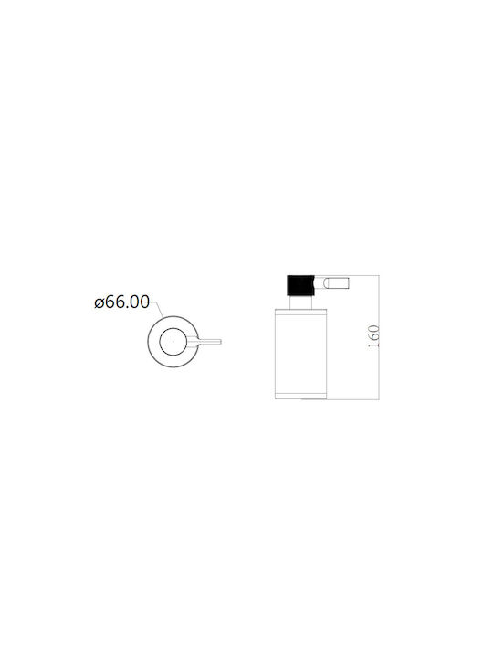 Sparke Lusta 04 Dispenser Metalic Alb
