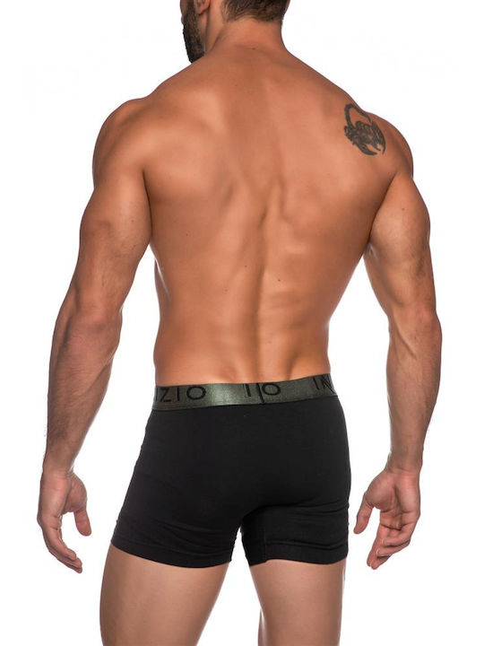Ανδρικά Μποξεράκια Black/Khaki Metallic 2Pack
