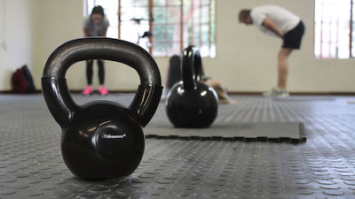 Pegasus Kettlebell Βινυλίου 16kg Negru