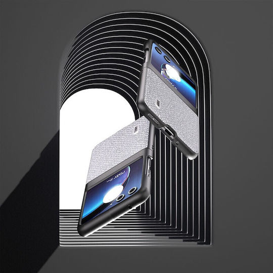 Ultra Back Cover Πλαστικό Ασημί (Moto Razr 2022)