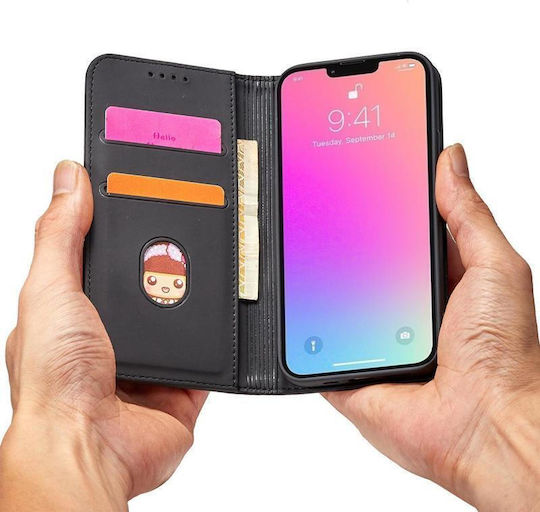 Magnet Wallet Δερματίνης / Δερμάτινο Μαύρο (Galaxy S23 Ultra)