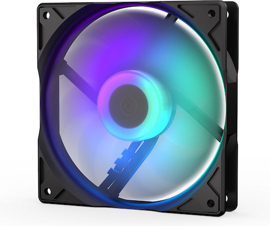 Endorfy Stratus Case Fan 120mm (1400rpm) με ARGB Φωτισμό και Σύνδεση 3-Pin / 4-Pin PWM