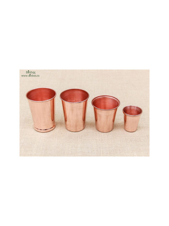 Glas Wasser / Cocktail/Trinken aus Kupfer in Rose Gold Farbe 100ml