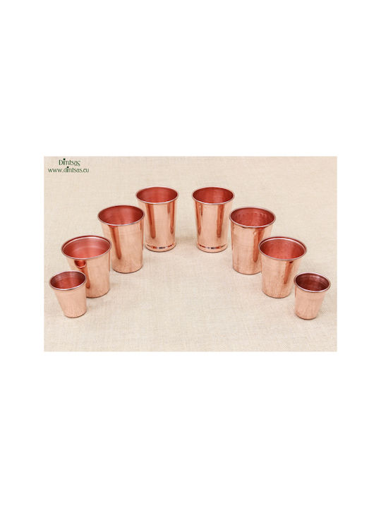 Glas Wasser / Cocktail/Trinken aus Kupfer in Rose Gold Farbe 410ml