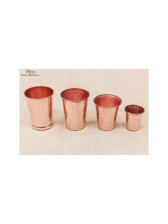 Glas Wasser / Cocktail/Trinken aus Kupfer in Rose Gold Farbe 410ml