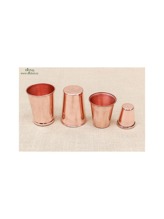 Glas Wasser / Cocktail/Trinken aus Kupfer in Rose Gold Farbe 450ml