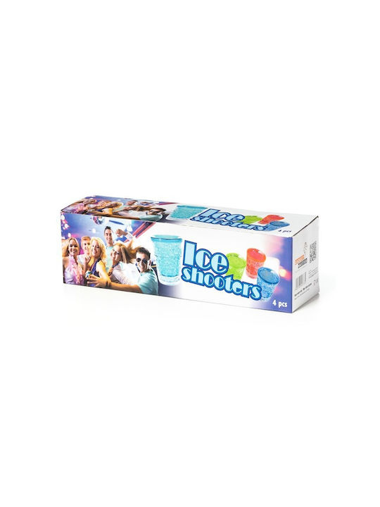 Gadget Master Set Gläser Sportschützen / Cocktail/Trinken aus Plastik 4Stück