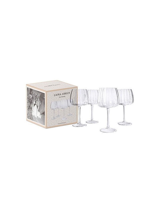 Laura Ashley Set of Glasses Water made of Glass 520ml 4pcs