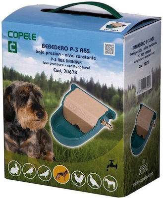 Copele Automatic Galvanized Waterer for Dogs Green