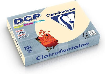 Clairefontaine DCP Hârtie de Imprimare A4 200gr/m² 1x250 foi Ivory 6822C