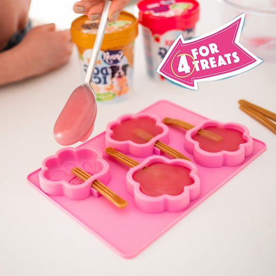 Smoofl Pastry Molds Silicone for Dog in Pink Color