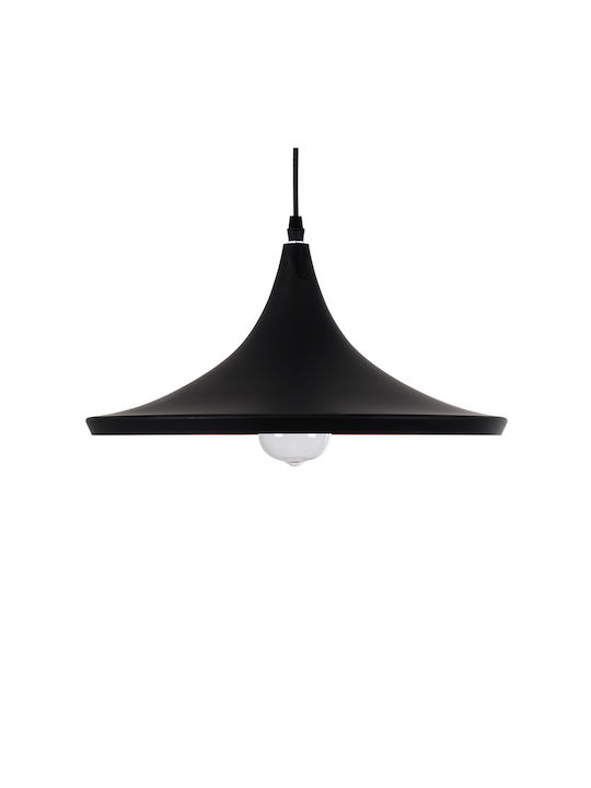 GloboStar Shanghai Black Bell Ceiling Light with E27 Socket 37x20x20cm
