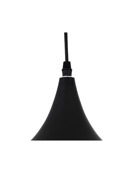 GloboStar Shanghai Black Bell Ceiling Light with E27 Socket 37x20x20cm