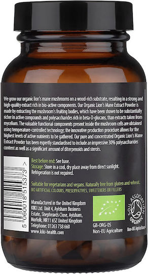 Kiki Health Organic Lion's Mane 50gr
