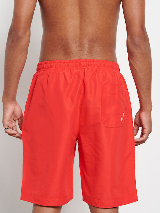 Men's Swimwear Bermuda Orange with Patterns