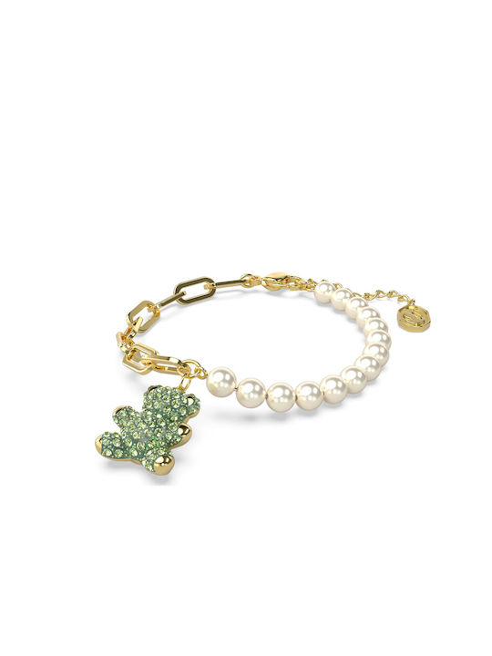 Swarovski Set of Bracelets Chain Teddy Gold-plated