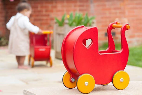 Moover Doll Stroller made of Wood