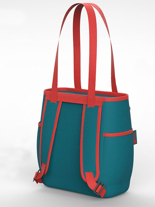 Salty Tribe Fabric Beach Bag Green Salty Tribe Fabric Beach Bag Green