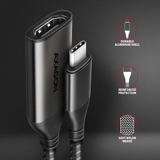 Axagon Konverter USB-C männlich zu HDMI weiblich 1Stück RVC-HI2