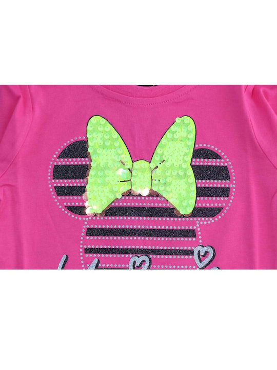 Disney Kids Blouse Long Sleeve Fuchsia