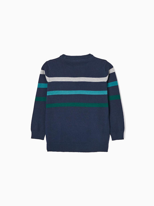 Zippy Children's Sweater Long Sleeve Navy Blue