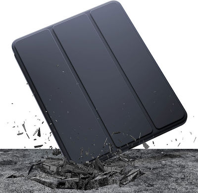 3MK Soft Flip Cover Piele artificială Negru (Galaxy Tab S6 Lite 10.4)