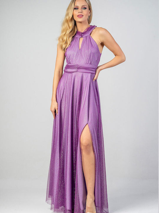 Bellino Summer Maxi Dress for Wedding / Baptism Purple