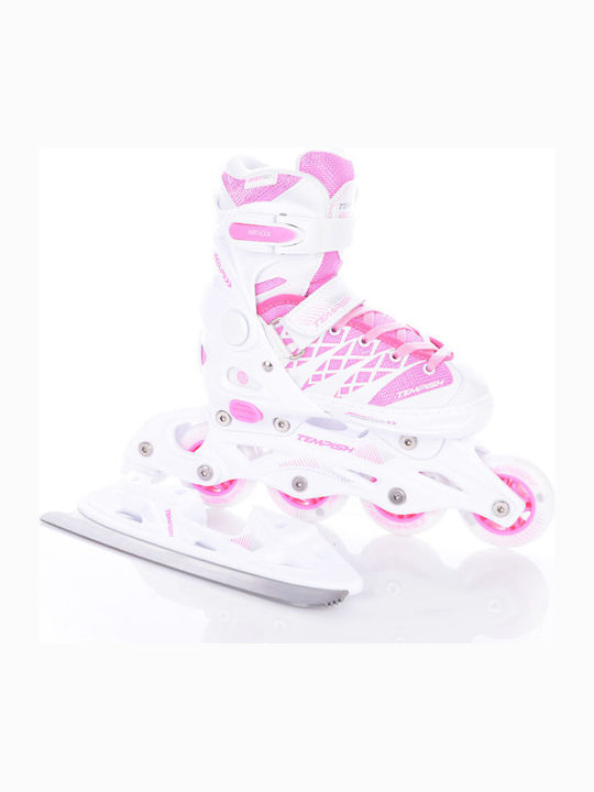 Tempish Clips Duo Kids Adjustable Inline Rollers Pink