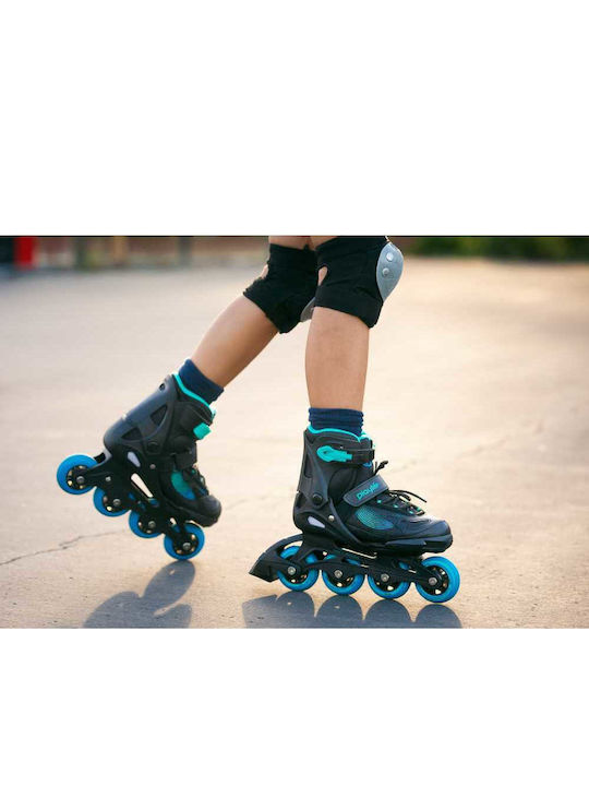 Powerslide Joker Sky Inline Αυξομειούμενα Rollers Μαύρα Παιδικά