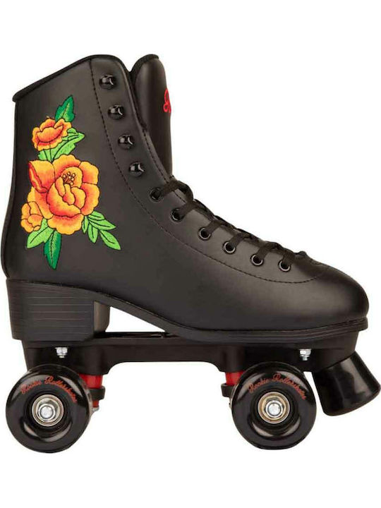 Rookie Rosa 70.0 Quad Rollers Schwarz Erwachsene/Kinder