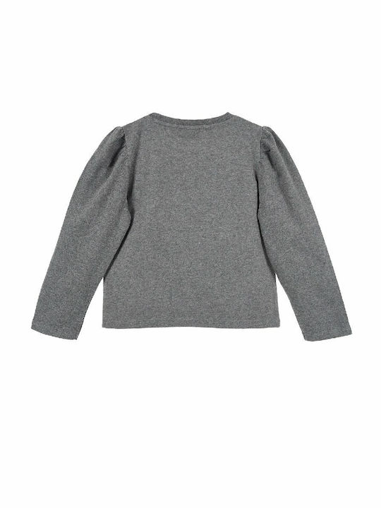 Licensed 4U Kids Blouse Long Sleeve Gray