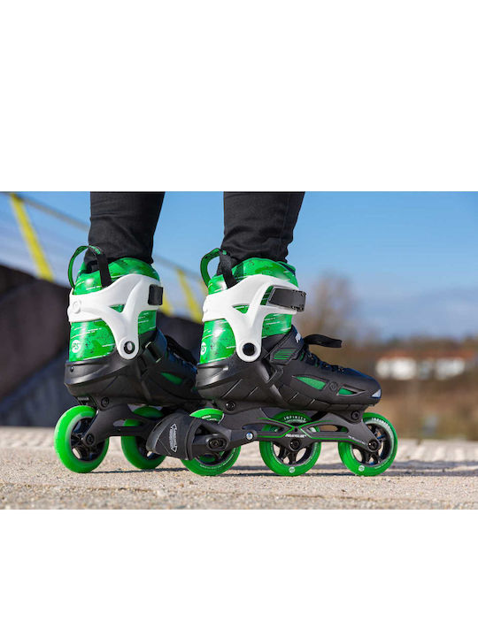 Powerslide Phuzion Universe Inline Αυξομειούμενα Rollers Πράσινα Παιδικά