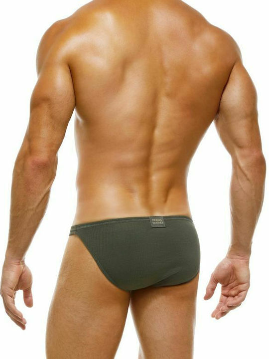 Herren Slips Grün 1Packung