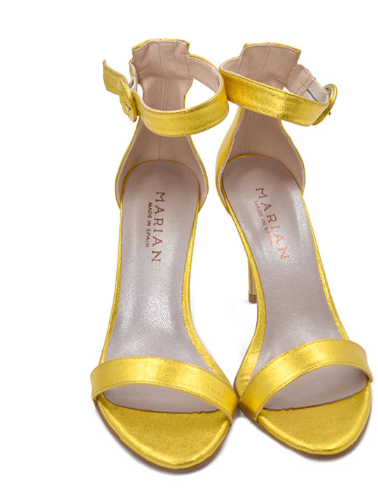 Leather Sandals Gold