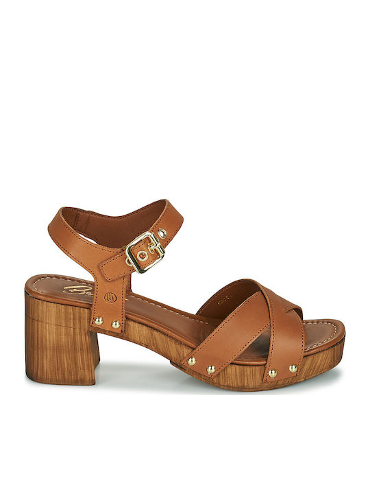 Lolla Sandale Elegante Damă Maro