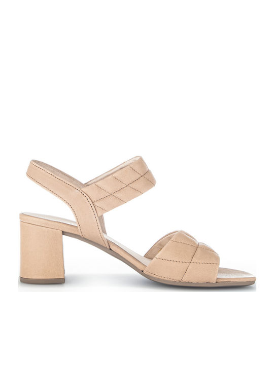 Leder Sandalen Anatomisch Beige