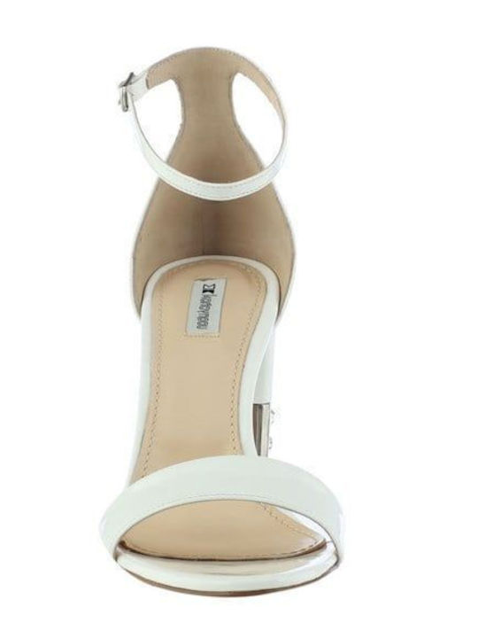 Leder Sandalen Weiß