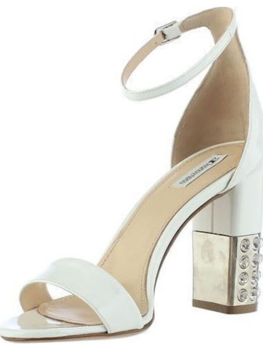 Leder Sandalen Weiß